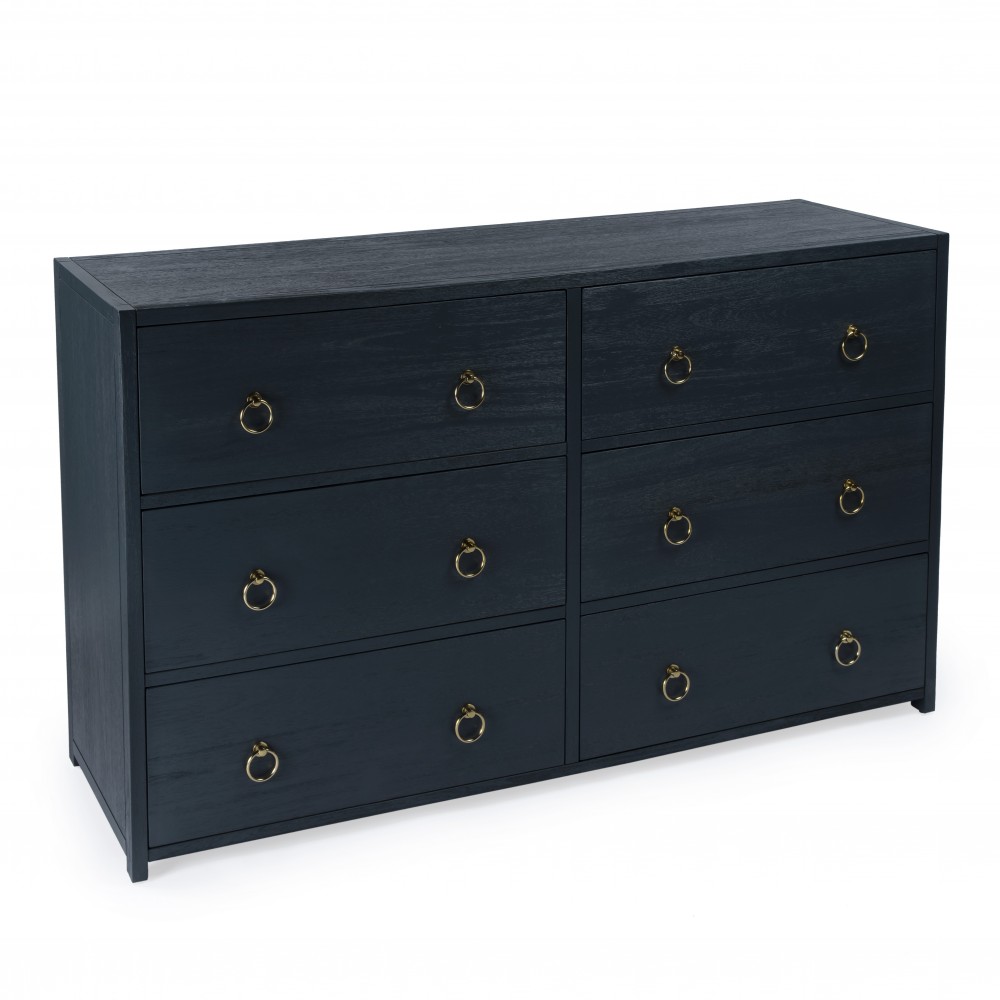 Lark 6 Drawer Navy Dresser, 5525291