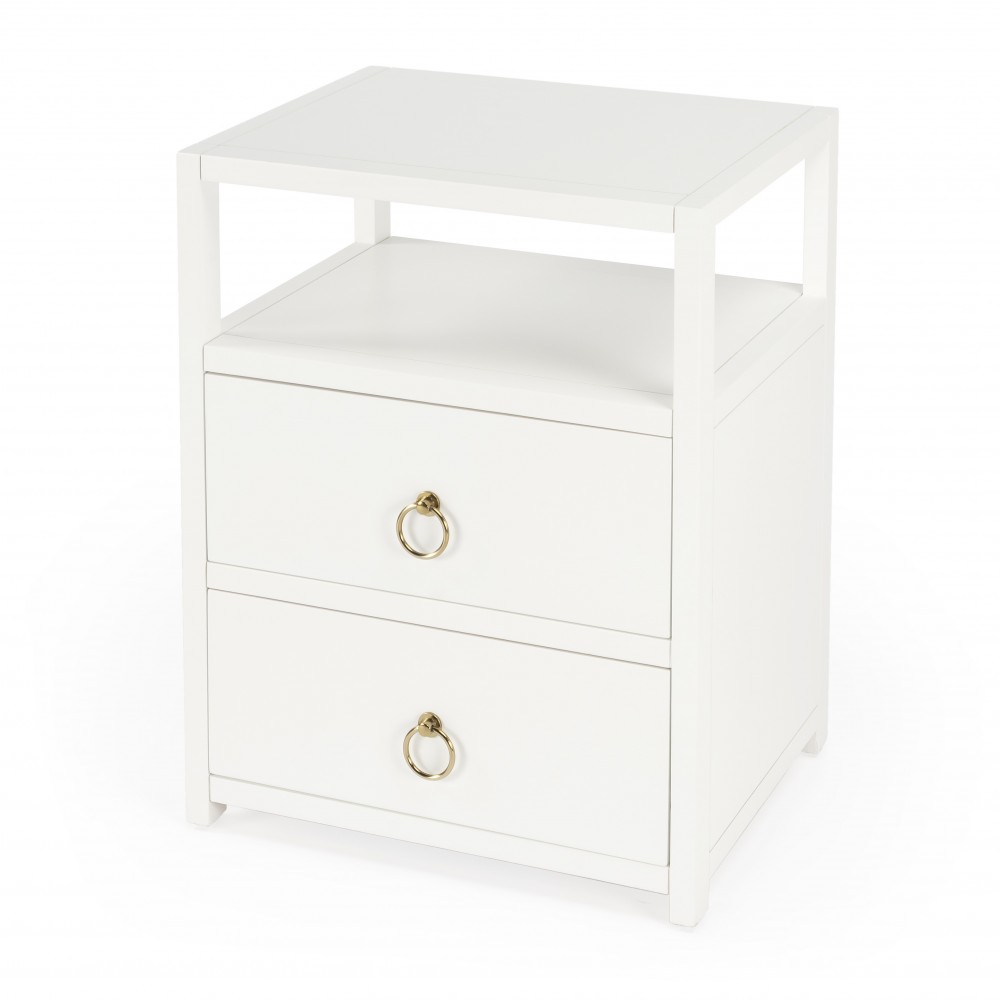 Lark White Nightstand, 5526304