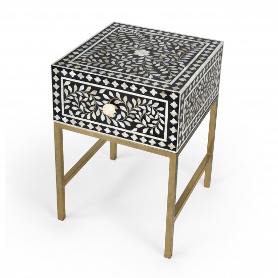 Purgenia Mother Of Perl Side Table, 5532388