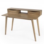 Serafimida Natural Wood Writing Desk, 5560312