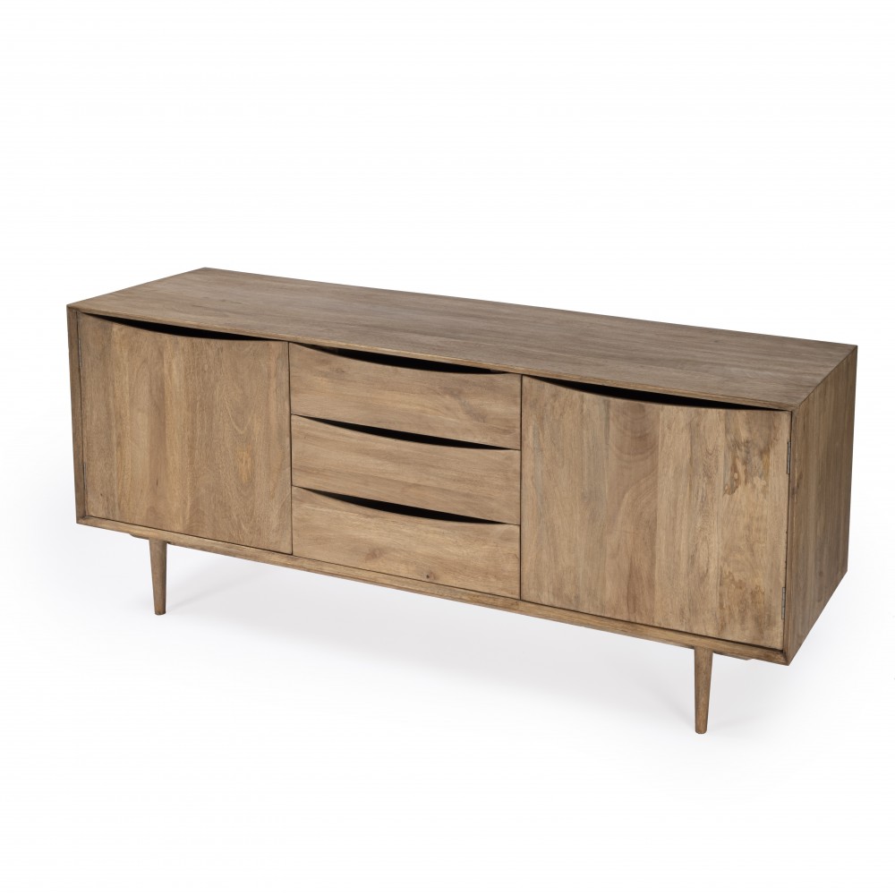 Leonidin Natural wood Sideboard, 5598312