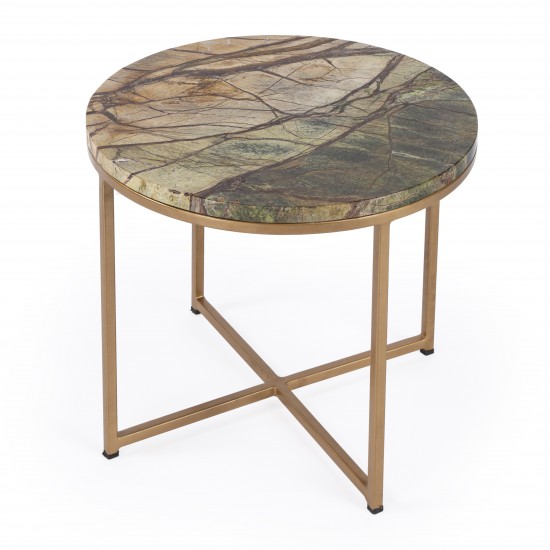 Giovanniya Marble Side Table, 5602226