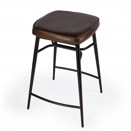 Arlington 26" Square Leather Counter Stool, 5614344