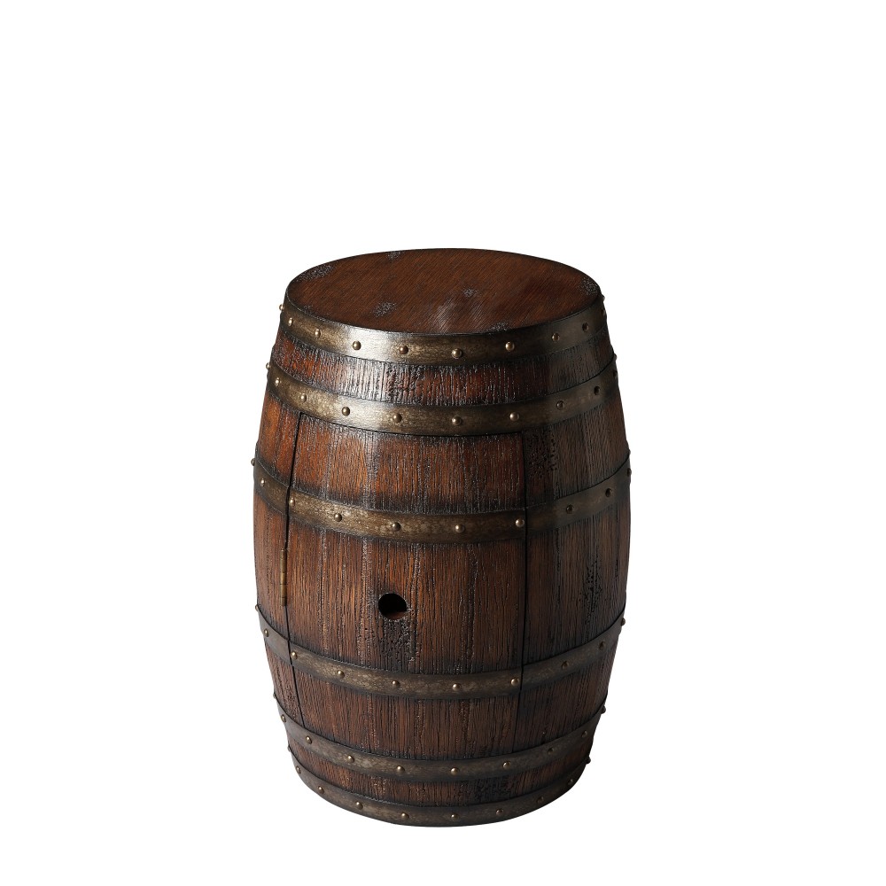 Lovell Rustic Barrel Table, 6044120 Lovell Rustic Barrel Table, 6044120