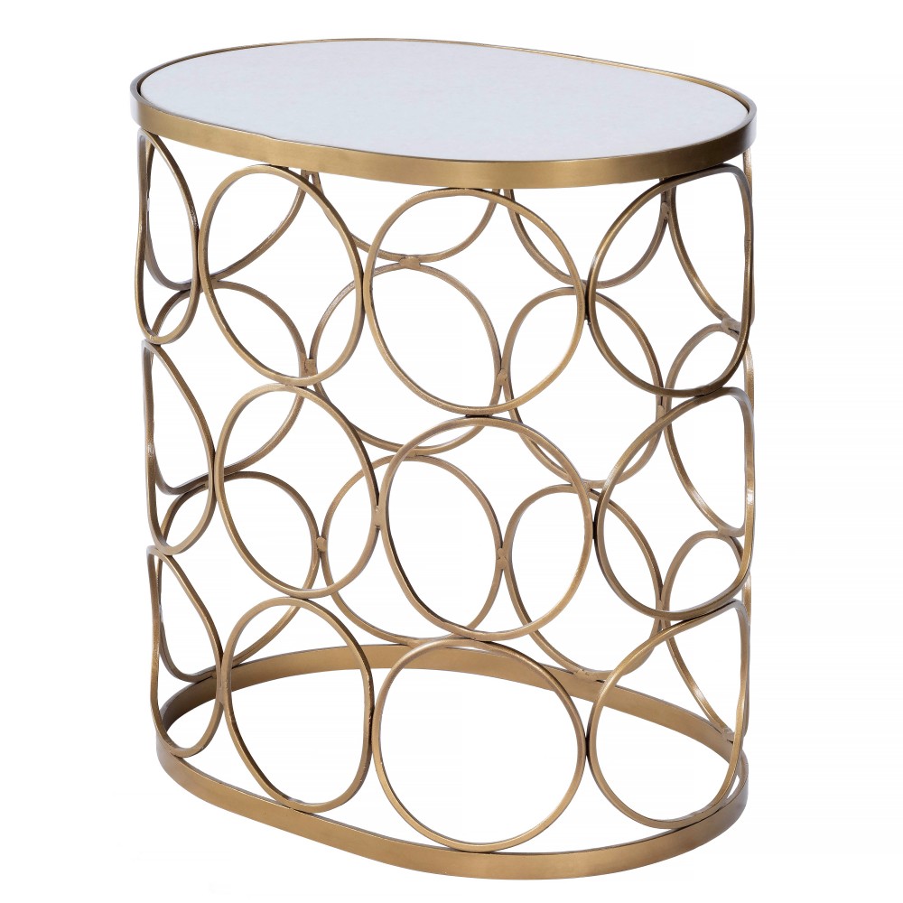 Talulah Oval Marble Accent Table, 6123025