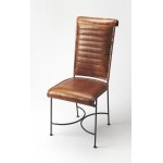 Buxton Iron & Leather Side Chair, 6164344