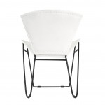 Felix Iron & Leather Accent Chair, 6167411