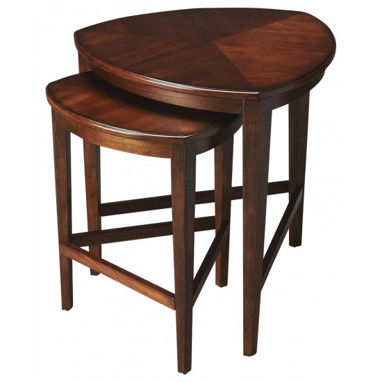 Finnegan Antique Cherry Nesting Tables, 7010011