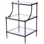 Peninsula Metal & Glass Side Table, 7015030