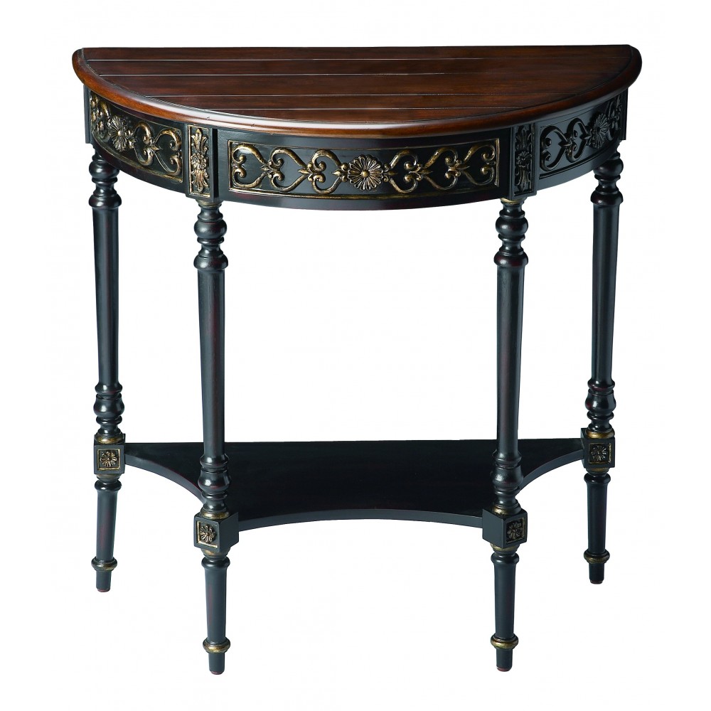 Danelle Café Nouveau Demilune Console Table, 7027218