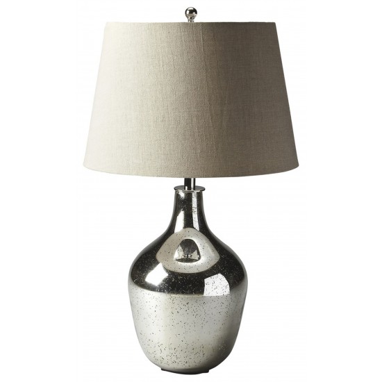 Rami Mercury Antique Nickel Table Lamp, 7110116