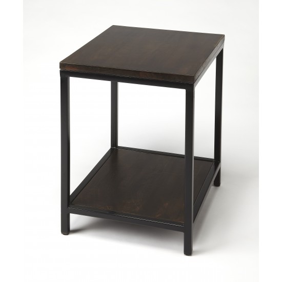 Landry Wood & Metal End Table, 9214330