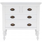 Easterbrook White 4 Drawer Chest, 9306288