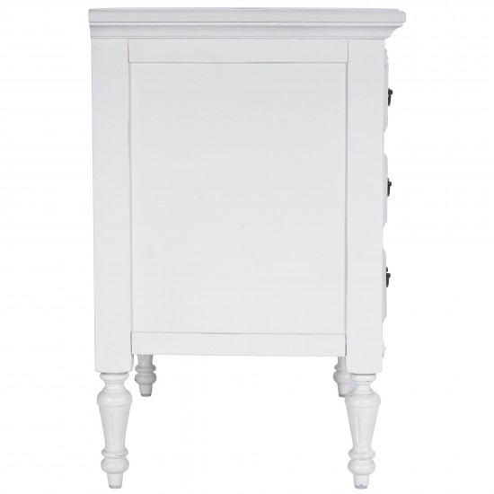 Easterbrook White 4 Drawer Chest, 9306288