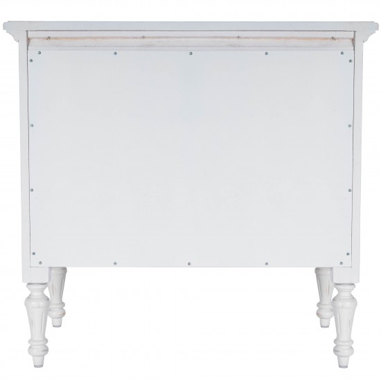 Easterbrook White 4 Drawer Chest, 9306288