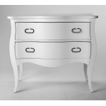 Rochelle White 2 Drawer Chest, 9307288