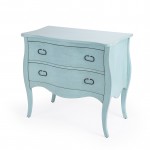 Rochelle Blue 2 Drawer Chest, 9307301