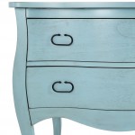 Rochelle Blue 2 Drawer Chest, 9307301