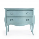 Rochelle Blue 2 Drawer Chest, 9307301