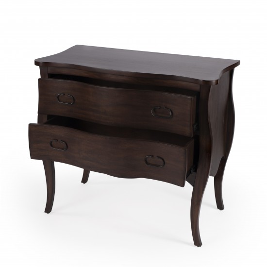 Rochelle Walnut 2 Drawer Chest, 9307342