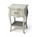 Rochelle Gray 1 Drawer Nightstand , 9308329