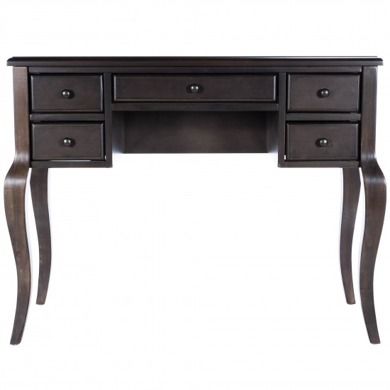 Alicia Dark Chocolate Wood Writing Desk, 9325403