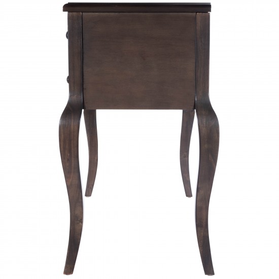 Alicia Dark Chocolate Wood Writing Desk, 9325403