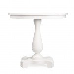 Millard White Demilune Console Table, 9330222