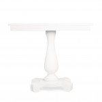 Millard White Demilune Console Table, 9330222