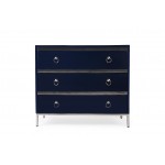 Monika Blue & Silver Accent Chest, 9334291