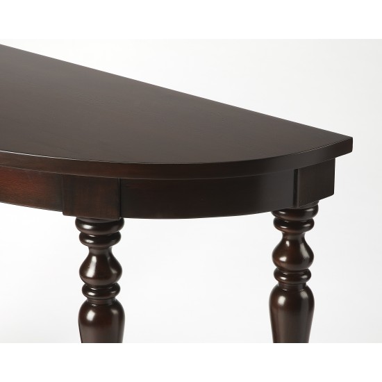 Amherst Mahogany Demilune Console Table, 9345379