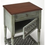 Chadway Rustic Blue Nightstand, 9368286