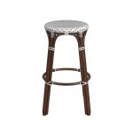 obias Chocolate Rattan Bar Stool, 9370117