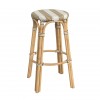 obias Beige Diamond Rattan Bar Stool, 9370984