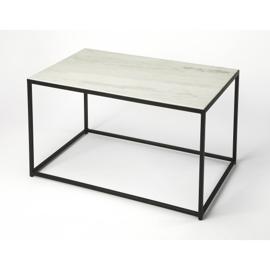 Phinney Marble & Metal Coffee Table, 9386389