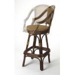 Renata Rattan Bar Stool, 9397035