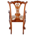 Design Toscano English Chippendale Arm Chair