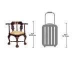 Design Toscano Chippendale Corner Chair