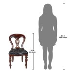 Design Toscano Simsbury Manor Leather Side Chair