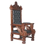 Design Toscano Fitzjames Throne Chair