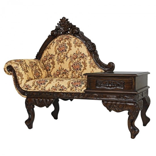 Design Toscano Victorian Style Gossip Bench