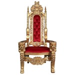 Design Toscano Golden Lord Raffles Throne