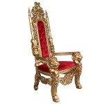 Design Toscano Golden Lord Raffles Throne