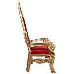 Design Toscano Golden Lord Raffles Throne