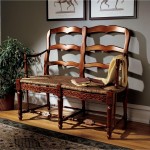 Design Toscano Provincial French Ladderback Settee