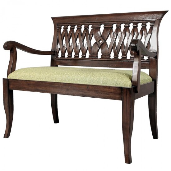 Design Toscano The Wren Mahogany Bench