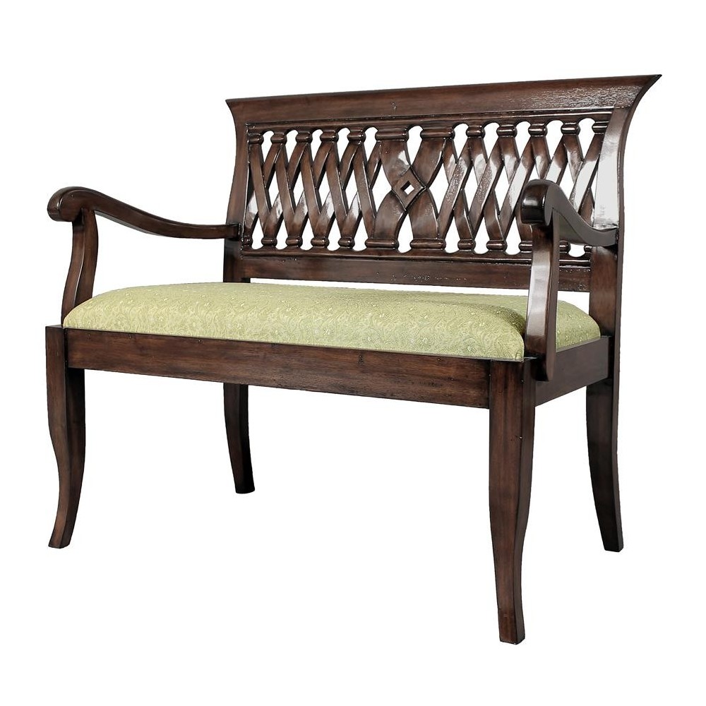 Design Toscano The Wren Mahogany Bench