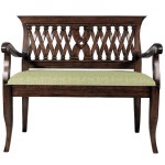 Design Toscano The Wren Mahogany Bench