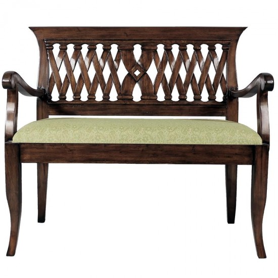 Design Toscano The Wren Mahogany Bench