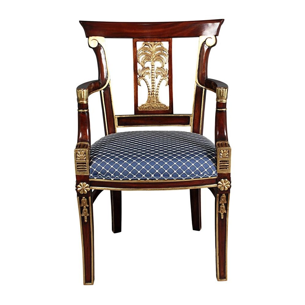 Design Toscano Colonial Plantation Arm Chair Design Toscano Colonial Plantation Arm Chair
